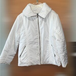 Women's White Puffer Jacket